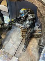 Master Chief & Spartan Locke PVC Statue (Halo 5 Guardians Limited Collector’s Edition) COMPLETE