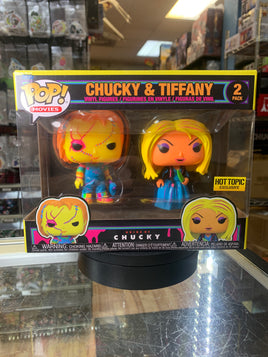 Black Light Tiffany & Chucky 2 Pack  (Funko Pop, Horror)