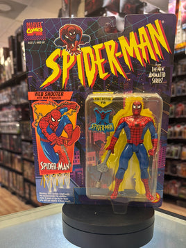 Web Shooter Spider-Man (Vintage Animated Spider-Man, Toybiz) SEALED