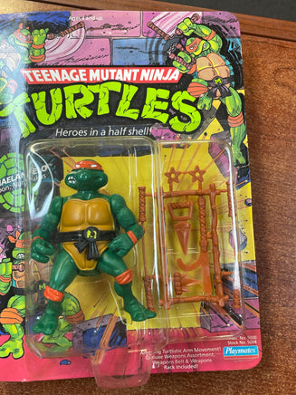 Hard Head Michaelangelo -10 Back-  (Vintage TMNT Ninja Turtles, Playmates) **SEALED** (Copy) - Bitz & Buttons