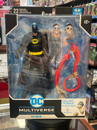 JLA Batman BAF Plastic Man (DC Multiverse, Mcfarlane) **SEALED** - Bitz & Buttons