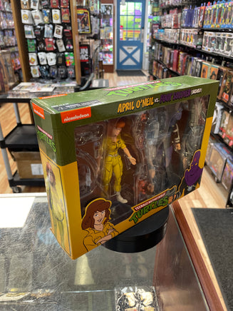 April O'Neil vs Bashed Foot Soldier 2 Pack (TMNT Teenage Ninja Turtles, Neca) SEALED - Bitz & Buttons