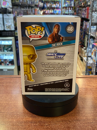 Gold The Rock 46 (Funko Pop,WWE) **NYCC Exclusive** - Bitz & Buttons