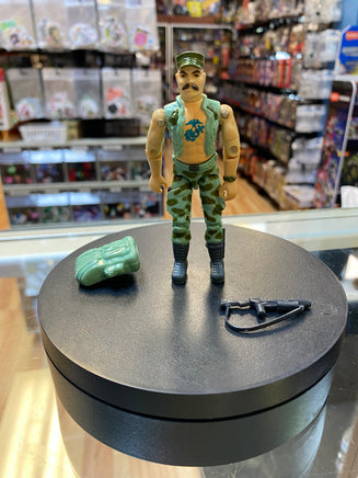 Gung Ho v1 with File Card (Vintage GiJoe, Hasbro) **COMPLETE** - Bitz & Buttons