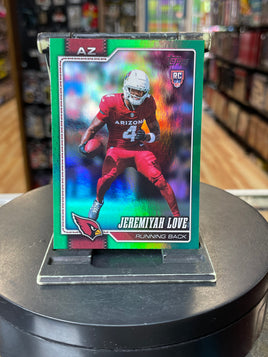 Jeremiyah Love -Rookie Green Refractor 43/99- (Topps, NFL Flagship 2026)