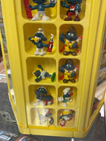 Smurf Collectors Center Display with 75+ Figures  (Vintage PEYO, Schleich) - Bitz & Buttons