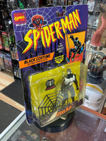 Black Costume Spider-Man (Vintage Marvel Superheroes, Toy Biz) SEALED - Bitz & Buttons