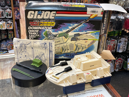 Dominator Snow Tank with Box (Vintage GI Joe, Hasbro) **COMPLETE** - Bitz & Buttons