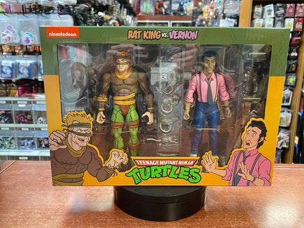 Rat King VS Vernon 2 Pack (Teenage Ninja Turtles, TMNT, Neca) SEALED - Bitz & Buttons