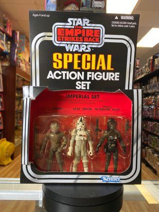 Imperial Set: 4-LOM, AT AT Driver, Tie Figher Pilot (Star Wars, Kenner Hasbro) SEALED - Bitz & Buttons