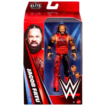 Jacob Fatu Series 125 (WWE Elites, Mattel) SEALED - Bitz & Buttons
