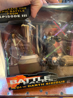 Jedi vs Darth Sidious  (Star Wars Battle Packs, Hasbro) **SEALED** - Bitz & Buttons