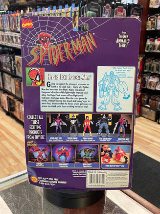 Hyper Tech Spider-Man (Vintage Marvel Spiderman, Toybiz) SEALED - Bitz & Buttons