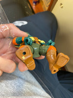 Safari Michelangelo (Vintage TMNT Ninja Turtles, Playmates) - Bitz & Buttons