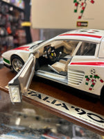 World Cup Ferrari Testarossa 1984 Diecast (Vintage Burago, Italia 90) Open Box - Bitz & Buttons