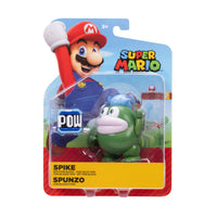 Spike With Power Block 4in (Super Mario, Jakks Pacific) **SEALED**