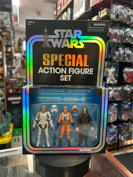 Luke Stormtrooper Disguise, X wing pilot, & Jedi Knight 3-pack (Star Wars Vintage Collection, Hasbro) **SEALED**