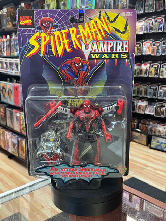 Air Attack Spider-Man (Vintage Marvel Spiderman, Toybiz) SEALED - Bitz & Buttons