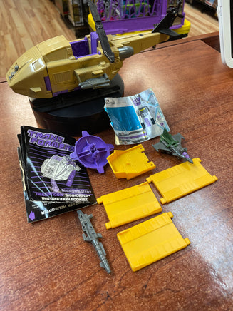 Decepticon G1 Skyhopper & Micromaster 1988 (Transformers Retro G1, Hasbro) COMPLETE - Bitz & Buttons