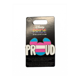 Mickey Ears Pink Blue Pin (Disney Parks, Pride)