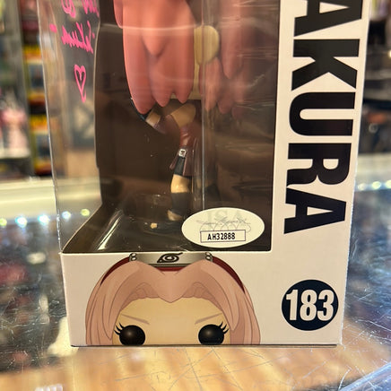 Sakura signed by Kate Higgins
 (Funko, Naurto) *JSA* - Bitz & Buttons