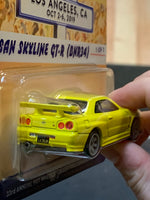 Nissan Skyline GT-R BNR34 Yellow (Hot Wheels Collectors Convention, Mattel) SEALED