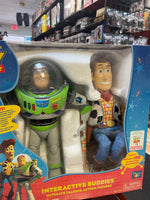 Interactive Buddies Buzz & Woody (Vintage Toy Story, Think Way) **SEALED**