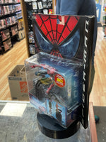 Super Poseable Spider-Man With Gargoyle Ledge Series 1 (Vintage Spider-Man, Toy Biz) SEALED
