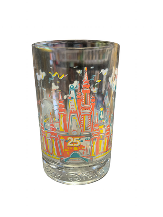 Disney World Castle 25th Anniversary(Vintage Happy Meal Glasses,Walt Disney) - Bitz & Buttons