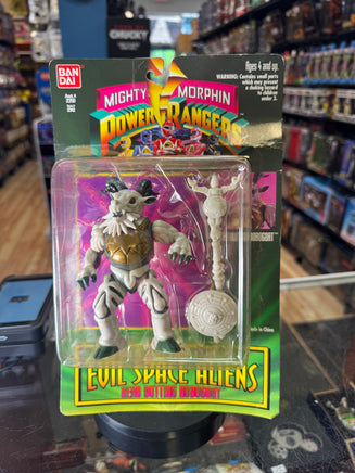 Head Butting Robogoat Space Alien (Vintage MMPR Power Rangers, Bandai) SEALED - Bitz & Buttons