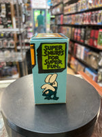 Super Smurf Mushroom Log Car Driver & Umbrella  (Vintage PEYO, Schleich) **SEALED** - Bitz & Buttons