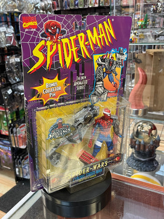 Cyborg Spider-Man High Tech Armor (Vintage Marvel Superheroes, Toy Biz) SEALED - Bitz & Buttons