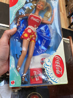 Inflatable Tube Coca Cola Splash Barbie #25590 (Vintage Barbie, Mattel) SEALED - Bitz & Buttons