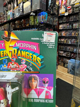 Auto Morphin Pink Ranger Kimberly (Vintage MMPR Power Rangers, Bandai) SEALED - Bitz & Buttons
