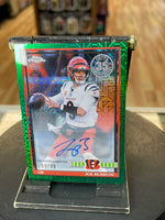 Joe Burrow -Green Refractor Auto 69/99- (Topps, NFL Flagship 2026)