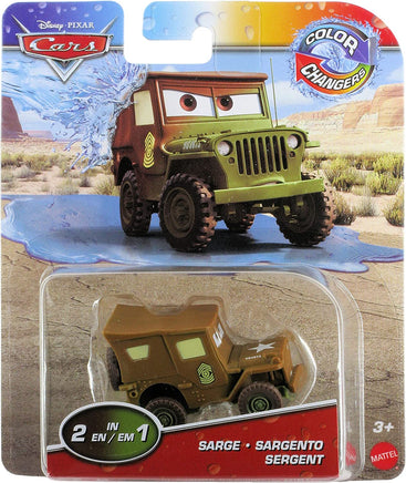 Sarge (Pixar Cars, Color Changers) - Bitz & Buttons