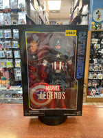 Captain America -Deluxe 12"- (Marvel Legends, Hasbro) **COMPLETE**