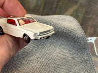 White Ford Mustang 8 Diecast (Vintage Matchbox, Lesney) - Bitz & Buttons