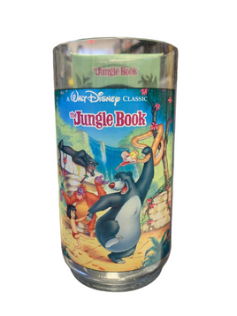 Jungle Book Walt Disney Plastic Cup #2 (Vintage Happy Meal Glasses, Burger King)