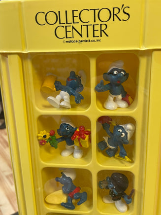 Smurf Collectors Center Display with 75+ Figures  (Vintage PEYO, Schleich) - Bitz & Buttons