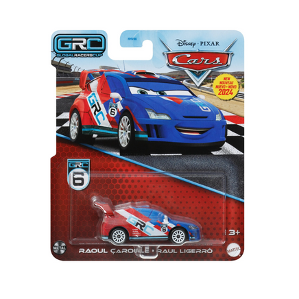 Global Racers Raoul Caroule (Pixar Cars, Mattel Diecast) - Bitz & Buttons