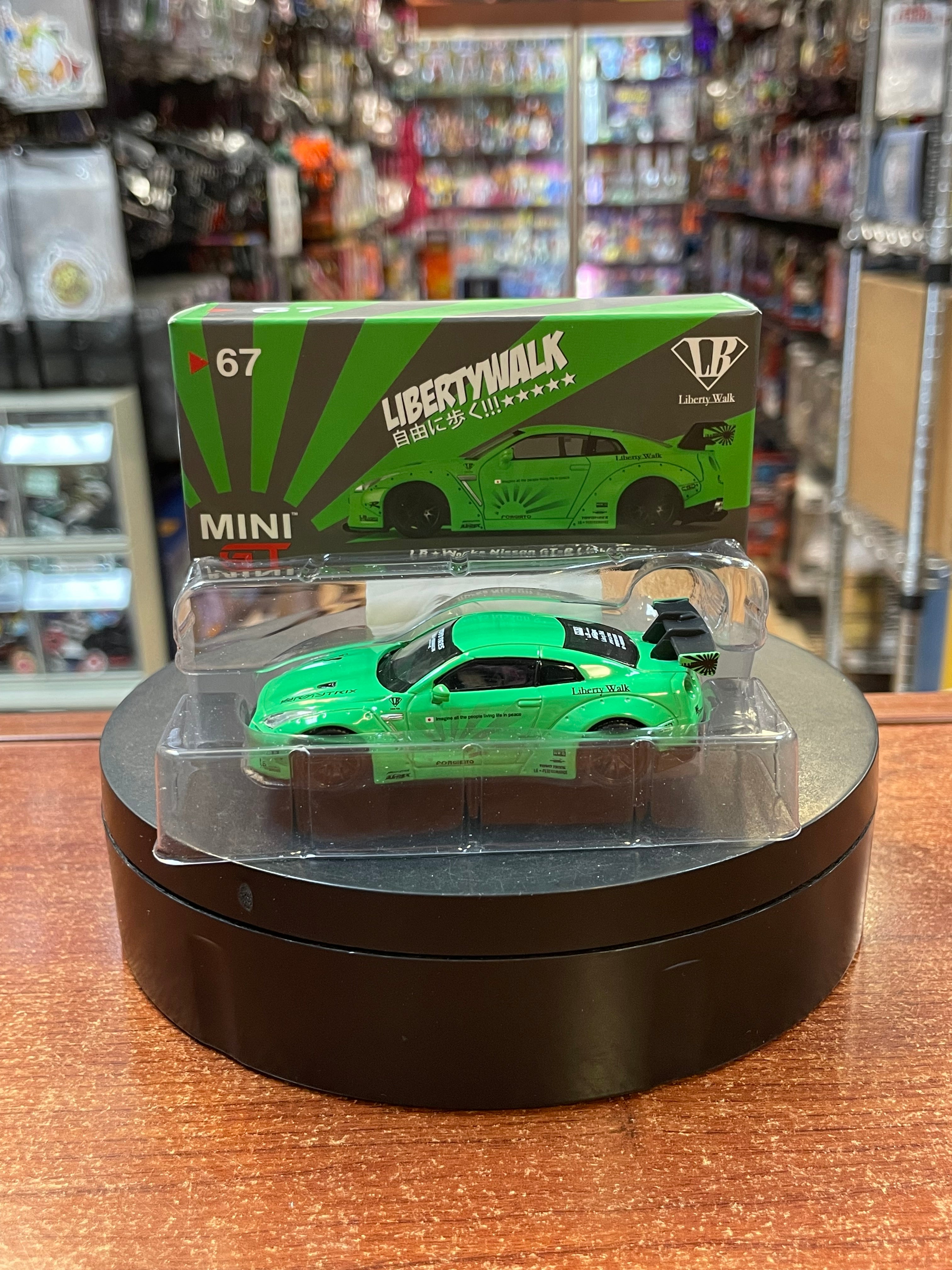 Nissan GT-R Light Green LB Works (Mini GT, Diecast )| Bitz & Buttons