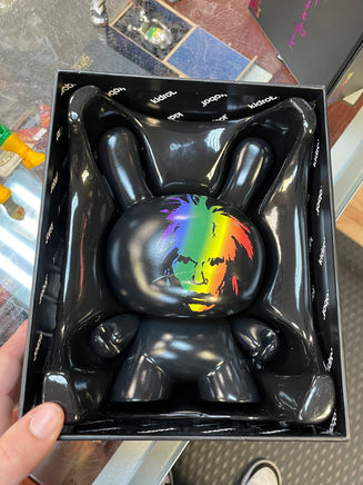 Andy Warhol Fright Wig Self-Portrait 8" (KidRobot, Masterpiece Dunny) OPEN BOX - Bitz & Buttons