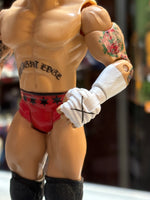 CM Punk Black & Red Trunks (WWE Ruthless Aggression, Jakks Pacific