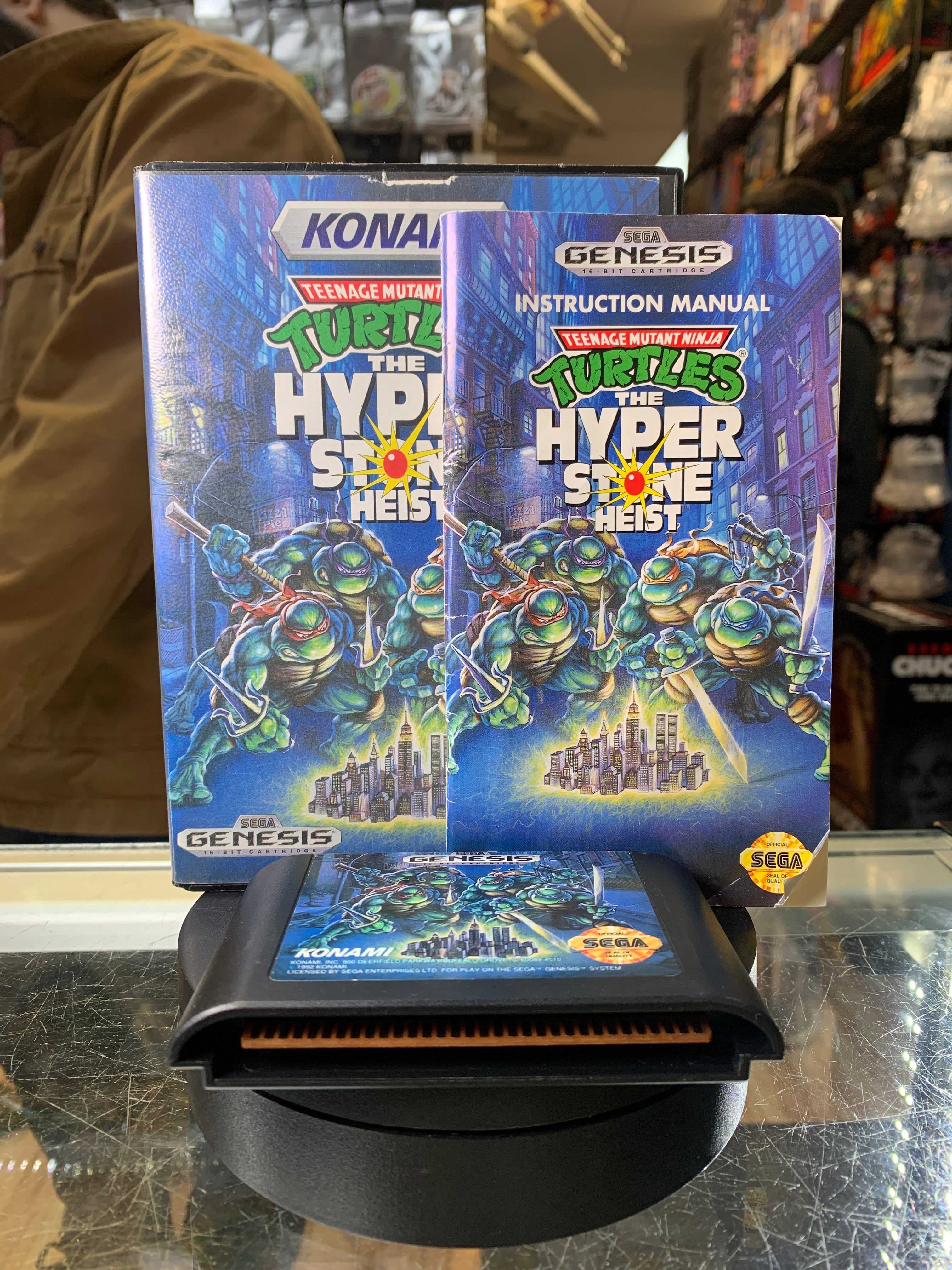 HATED 屈折、時折の雨 seed 廃盤 meth. Sevenlize TMNT Ninja Turtles: The Hyperstone Heist (Sega Genesis, Vintage
