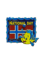 National Norway Day Flounder Pin (Walt Disney World, Pin Traders)