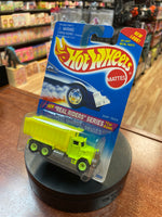 Real Riders Bright Yellow Dump Truck (Vintage Hot Wheels, Mattel) SEALED