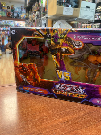 Cliffjumper VS Tarantulas, Squeezeplay, Tarn 4 Pack (Transformers Legacy United 40th Anniversary, Hasbro) NEW/OPEN BOX - Bitz & Buttons