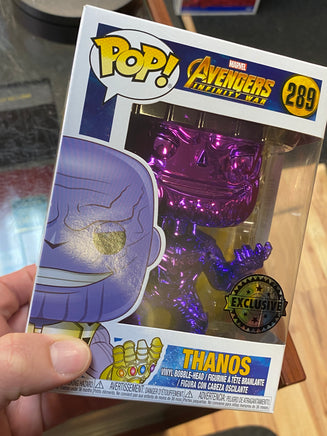 Chrome Thanos #289 (Funko Pop, Marvel) EXCLUSIVE - Bitz & Buttons