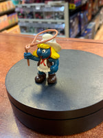 Cowgirl Smurfette 20147 Smurf (Vintage PEYO, Schleich) - Bitz & Buttons